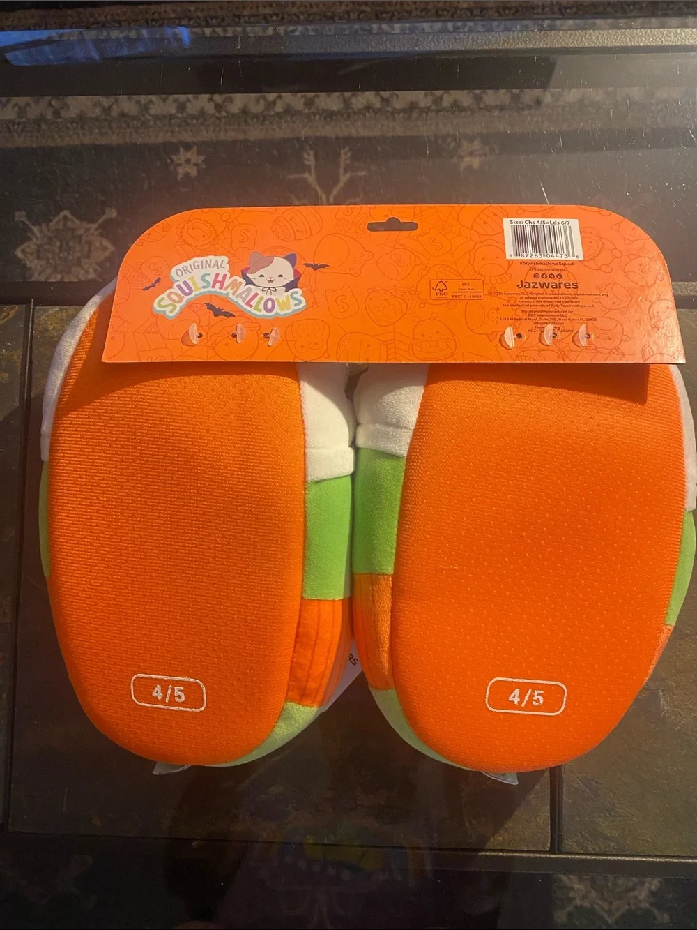 New Squishmallows Halloween Latte Slippers